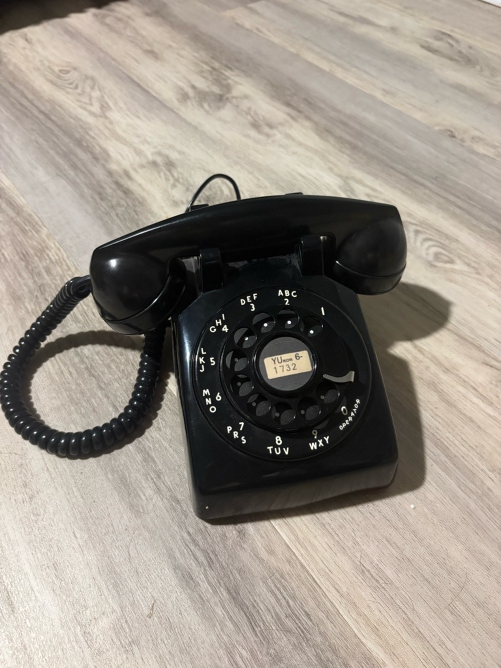Vintage Western Electric Model 5302 Rotary Black Desk Phone Bell System